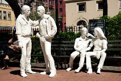 10 Gay Liberation Monument Sculpture by George Segal In Christopher Park New York Greenwich Village